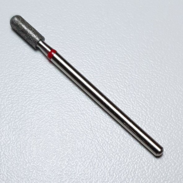 Cuticle Clean Bit - cylinder 3,5 mm Rood