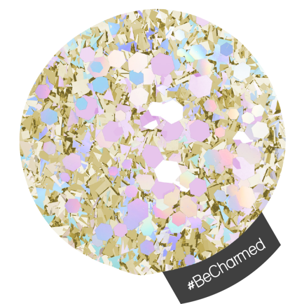 NA327 #BeCharmed Multi Hex Glitter