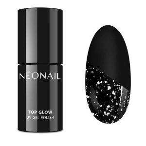 NEONAIL Top Glow Silver Flakes 7.2 ml 8806-7