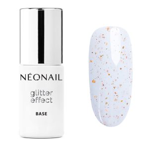 NEONAIL Glitter Effect Base White Sparkle 7.2ML - 9487