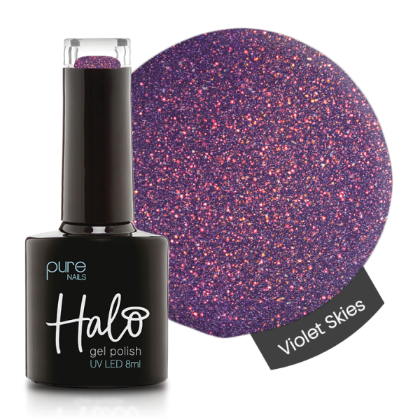 Halo Gel Polish 8m Violet Skies - N2500