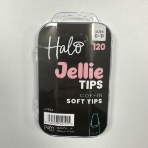 Halo Jellie Nail Tips 120s Coffin - JC100