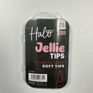 Halo Jellie Nail Tips 120s Stiletto Long - JSL100