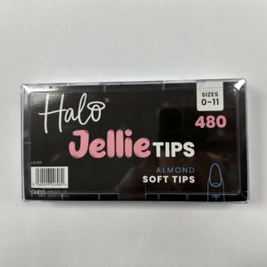 Halo Jellie Nail Tips 480s Almond - JA101