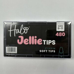 Halo Jellie Nail Tips 480s Coffin - JC101
