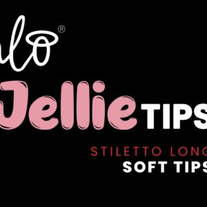 Halo Jellie Nail Tips 480s Stiletto Long Artwork - JSL101