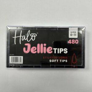 Halo Jellie Nail Tips 480s Stiletto Long - JSL101