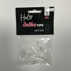 Halo Jellie Nail Tips 50st Almond Sizes 5 - JA115