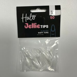 Halo Jellie Nail Tips 50st Almond Sizes 6 - JA116