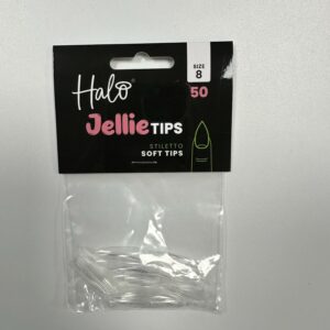 Halo Jellie Nail Tips 50st Stiletto Sizes 8 - JS118
